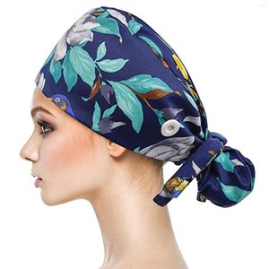 Ball Caps Scrub Cap With Buttons Bouffant Hat Sweatband For Womens And Mens Baseball Hats Classic Adjustable