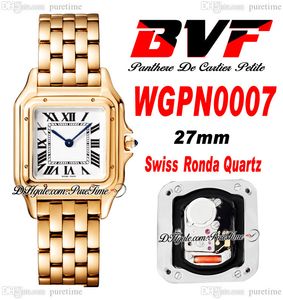 BVF WGPN0007 SWISS RONDA QUARTZ LADIES WATH 27MM 18K ROSE GOLD DIAL BLACK ROMAN STAINLESS STEEL BRACELET WOMENS SUPER EDITION PURETIME D4