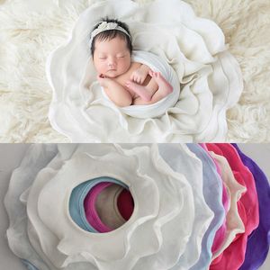Dopklänningar Nyfödda fotograferingstillbehör Filt mattan Set för nyfödda foto Rekvisita fotografi filtar till baby fotoshoot bakgrunder mat t221014