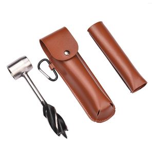 Professional Hand Tool Sets Bushcraft Auger Wrench 1 Inch Scotch Eye Wood Drill Peg And Manual Hole Maker For Backpacking Camping Outdoor