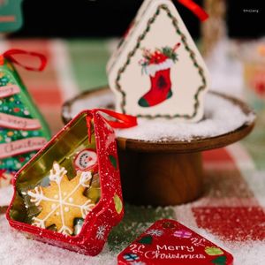 Juldekorationer tinplatta g￥va behandla choklad godis f￶rvaringsl￥da f￶r ￥rets fests br￶llop f￶delsedagstillbeh￶r