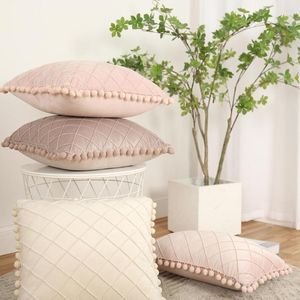 Pillow Slipcover Washable Long Lasting Dust-proof Easy To Install Throw Pillowcase For Living Room