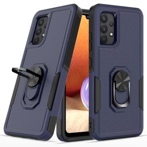 Pendlare Militär Hybrid Armor Cases Ring Standschefskydd för Samsung A03S A13 A23 A33 A53 A73 A12 A22 A32 A42 A52 A72 A03 Core Google Pixel 7 Pro 6 6A