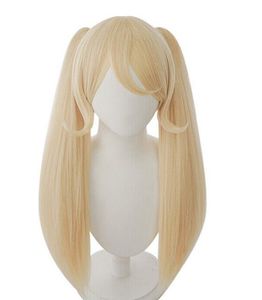 Длинные волосы парик косплей Saionji Hiyoko аниме Danganronpa Harajuku Hairpiece