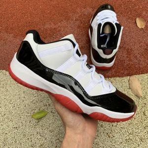 Low Shoes J3s Basquete com Box 11 11S Mens Basketball Shoes White Bred University Red Black True Red Low Cut Men Mulheres Tênis Esportes