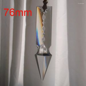 Lampadario a bracci in cristallo 500 pz/lotto 76 mm Rockets Head Shape Part Parti del pendente