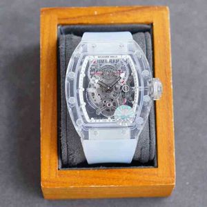 Leisure Mens Transparent Shell Automatic Mechanical Watch Personality Full Hollow Crystal Alternative Fashion for Men