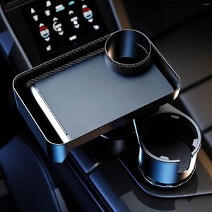 Drink Holder Car Cup Tray Expander Adapter Table Desk Drinking Bottle Meal Free Rotation Accessories