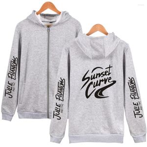 Erkek Hoodies 2022 Julie ve Hayalet Hoodie Unisex Fermuar Kadınlar/Erkekler Uzun Kollu Sweatshirt Moda Kıyafetleri Artı Boyut