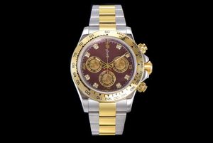 With original box Fashion Men's Watch 40mm Datejust Automatic Mechanical Movement Men's Watches gold Dial Stainless Steel Strap Sports 2022