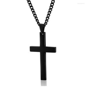 Cadeias MEGIN D Aço inoxidável Titânio Colar pingente de pingente para homens Mulheres simples estilo coreano Jewelly Friends Goth Goth