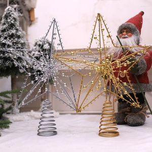 Decorazioni natalizie Topper per albero Decorazioni per stelle vuote Forniture per feste Accessori fai da te 2 colori