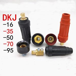 Lighting Accessories 1PCS DKJ-16/35/50/70/95 Square Chinese Cable Quick Connector Welding Machine Fast Plug Copper