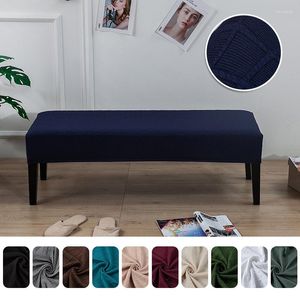 Chair Covers Stretch Jacquard Bench Cover Modern Removable Slipcover Elastic Fashion Dining For Living Room Bedroom Kitchen