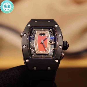 Business Leisure RM037 W pełni automatyczny zegarek mechaniczny Ceramiczny Tape Fase Fashion Kobieta