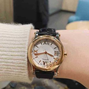 WatchRM07fashion Happy Diamond5drill7women S Diamond Rose Gold Automatyczne mechaniczne 3HQN