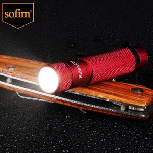 Ficklampor facklor Sofirn C01 Special Mini LED -ficklampan AAA High 95 Cri 3400K LED Keychain Hat Light 6 Colors L221014