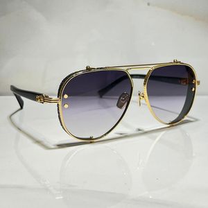 occhiali da sole uomo Mens Designer Occhiali da sole per donna Fashion Round Summer Style Gold Frame Millionaire Single Bridge Occhiali da sole Anti-Ultraviolet Retro UV 400 5U1N