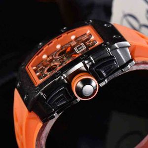 Luxury Men Mechanics Watch Sprzedawanie RM dla mężczyzn Casual Sport Man Es Top Mash Modna Chronograph Silikon Designer Waterproof WristWatchesvy77
