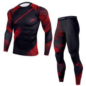 Homens sleepwear homens roupa interior térmica para homens masculino thermo camuflagem roupas longas johns conjunto collants inverno compressão roupa interior secagem rápida t221017