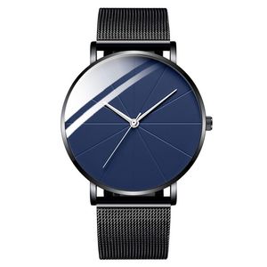 Relógios casuais quartzo assistir homens relógios de pulseira designer de presente de aniversário metal strap luxus-uhren