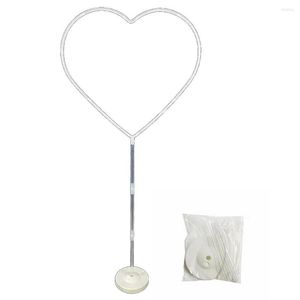 Christmas Decorations 1 Set Heart Balloon Stand Column Holder Wedding Balloons Arch Love Globos Garlands For Festival Birthday Party