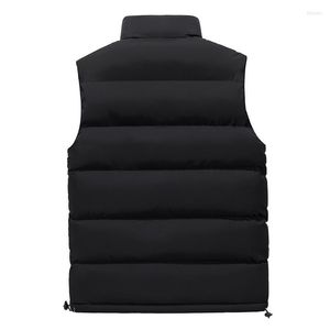 Men's Vests Vest Winter Casual Sleeveless Jacket Down Windproof Waistcoat Coats Plus Size M-6XL