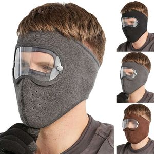 Caps Radfahren Masken Herren Damen Fece Warme Winter Gesichtsmaske Goggs Ski Windschutz Schädel Outdoor Winddichte Kappe Beanies L221014