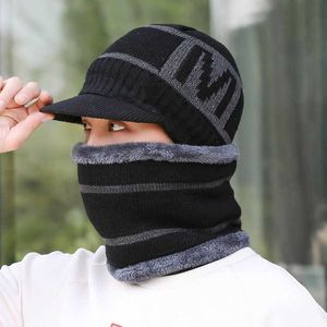 Caps Masken Radfahren Winter Hut Skullies Beanies s Für Männer Frauen Wolle Schal Balaclava Maske Gorras Bonnet Gestrickte L221014