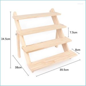 Sacchetti per gioielli Sacchetti Sacchetti per gioielli Log Ring Espositore Mtilayer Orecchino Carta staccabile Drop Delivery 2022 Packaging Dhs7B