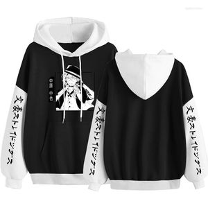 Mens Hoodies Bungo Dogs Stray Cães Anime Nakahara Chuuya Manga Mulheres Roupas Estéticas Autumn Winter Warm Hooded Sweetshirts Tops