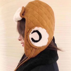 Chapéus de caçadores de moda gorros femininos bonés de tampa de luxo chapéu chapéu mulher homem homens lã de lã de inverno chapéu de beisebol Casquettes