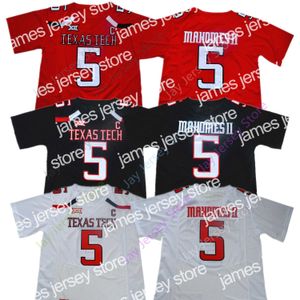 НОВЫЕ футбольные майки Футбольные майки Патрик Махоумс II College Jeresey NCAA Texas Tech TTU Футбольные майки Главная В гостях Мужчины Размер S-3XL Все S