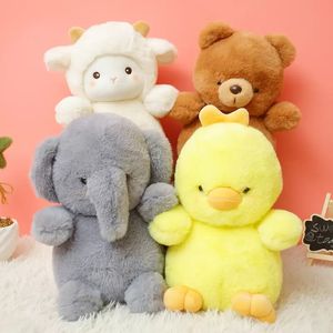 Cartoon Plush Doll Маленькая слонская сеть красная маленькая желтая кукла курица милые куклы 23 см zm1017