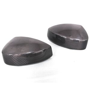 Car Side Door Rearview Side Mirror Cover Cap For Nissan 350Z Z33 2003-2008 Carbon Fiber Housing Mirrors Caps