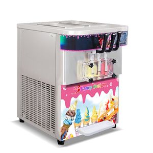 Kolice Kitchen equipment 3 flavours desktop mini soft ice cream machine