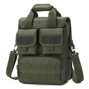 Hiking Bags Tactical Handbag Laptop Men Military Bag Shoulder Crossbody Bags Camouflage Molle Hunting Camping Hiking Outdoor Sports Pouch L221014