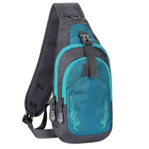 Hiking Bags Lightweight Men Sling Backpack Chest Crossbody Bag Shoulder Bag Waterproof Chest Bag Travel Sports Gym Cycling Running Daypack L221014