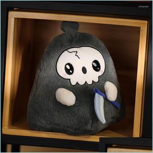 Jewelry Pouches Bags Jewelry Pouches Bags Plush Grim Reaper Stuffed Doll Soft Throw Pillow Decorations Children Kids Birthday Prese Dh8Ny