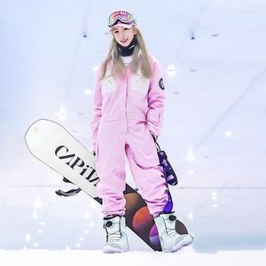 Skiing Suits Jumpsuit Women Snowboarding Waterproof High Quality Men One- Piece Ski Suit Jacket And Pants Winter Outdoor Snowbord Wear