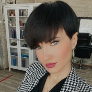 Short Pixie Cut Wig Brazilian Human Hair Wigs With Bangs For Black Women Full Machine Made Glueless none lace front Wig