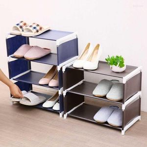 Clothing Storage 2022 Simple Multi-layer Home Assembly Fabric Door Shoe Cabinet Small Student Dormitory Rack