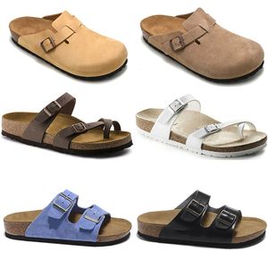 Бостонские тапочки-сабо Mayari Arizona Sandals Модные роскошные дизайнерские шлепанцы для Wens Mens Unisex Mules Осень Зима Классические сабо Потертости