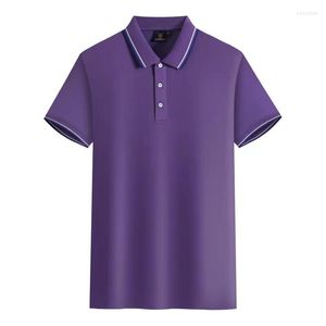 Erkek Polos Erkekler Kontrast Yakası Polo Gömlek Özelleştirilmiş baskılı işlemeli logo Enterprise Fabrikası Giyim Nefes Alabilir