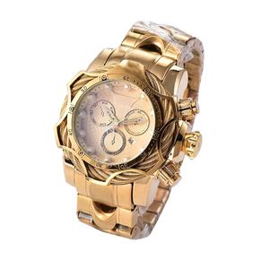 2022 Topp lyxig parbrandklocka Fashion Sport Quartz Movement Full Function Chronograph Rostfri Steel Watch