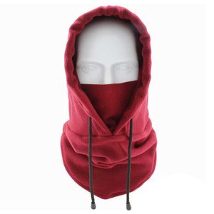 Bisiklet Kapakları Maskeler Kış Sıcak Polar Fece Balaclava Unisex Mask Kış Spor Kapağı Yüz Kapağı Boyun Isıtıcı Bisiklet Kayak Motosiklet L221014