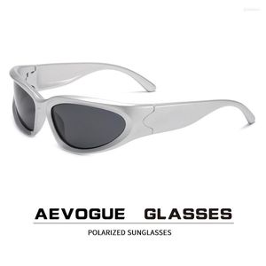 Sunglasses AEVOGUE Sports Glasses Cycling Retro Wraparound For Men Polarized AE1273261u