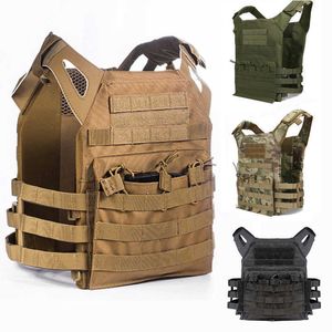 Borse da trekking Caccia Tactical Vest Body Armor JPC Molle Plate Carrier Vest Outdoor CS Gioco Combattimento Paintball Airsoft Vest Equipaggiamento militare L221014