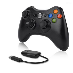 Kontrolery gier 2.4G kontrolera bezprzewodowego dla Xbox 360 Gamepad podwójne wibracje przewodowe/ joystick PC Windows 7 8 10 Joypad