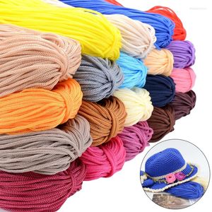 Clothing Yarn mm Nylon Cord Thread Colorful Hollow Line Strong Braided Crochet Macrame DIY Hand Woven Bracelet Cushion Hat Handicrafts